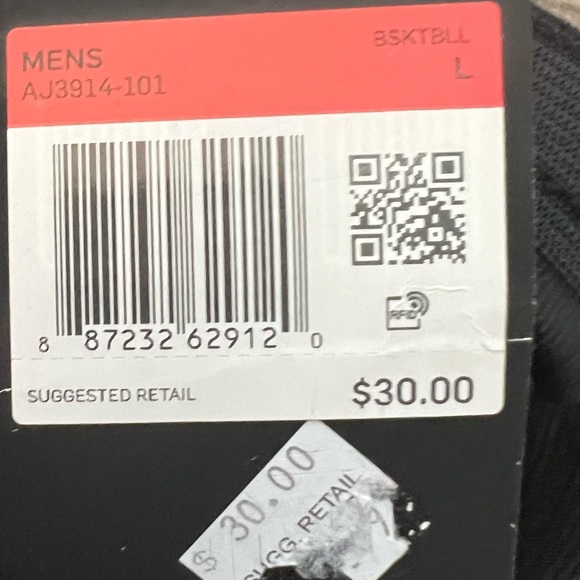 2/40 NWT Nike Dri-FIT Icon Men’s Basketball Shorts White & Black Size Large - Picture 4 of 6